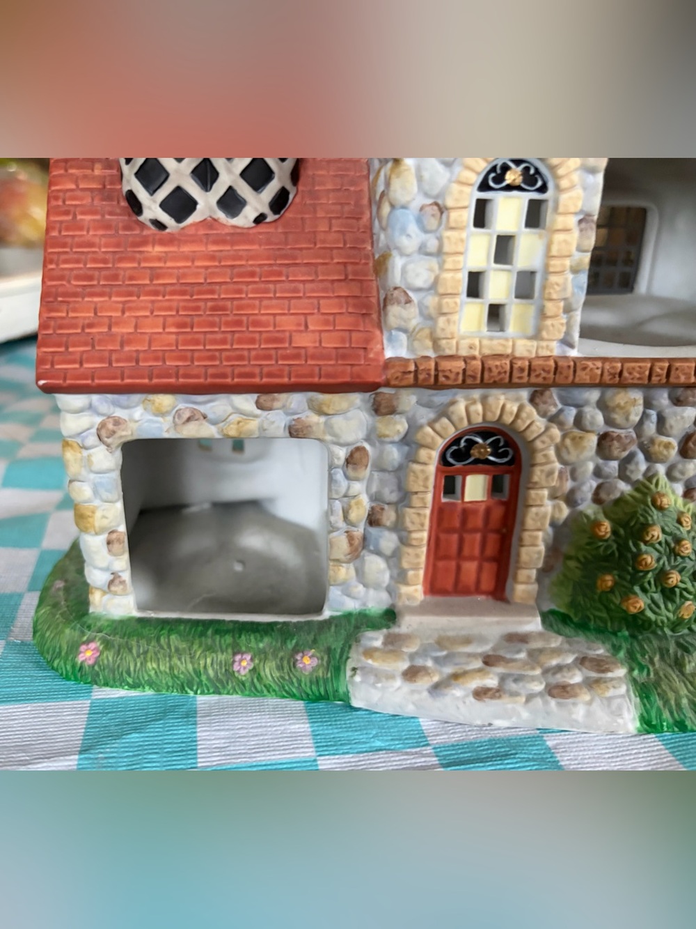 PartyLite Olde World Village #3 Bristol House Retired - Picture 15 of 16